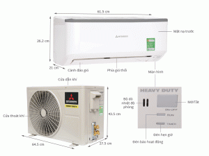 Máy lạnh Mitsubishi Heavy 1 HP SRK09CMP-5